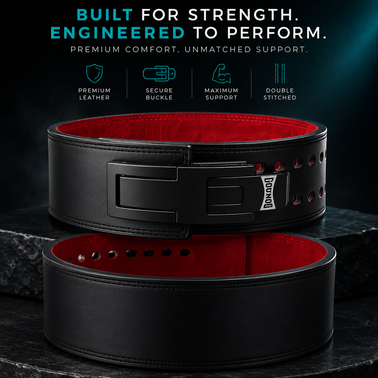 Liftlux™ Elite Support Lever Weightlifting Belt