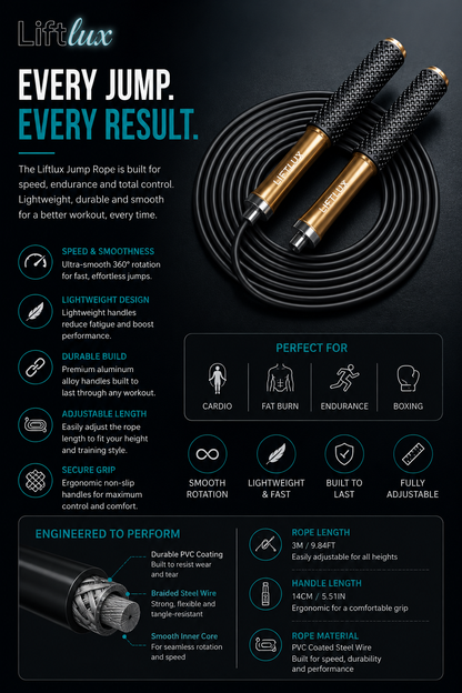 Liftlux™ CardioRush Jump Rope
